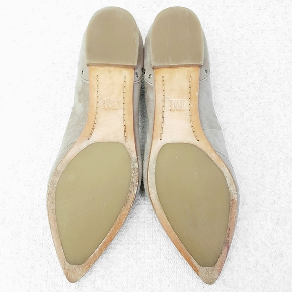 FRYE Studded Suede Ballet Flats - Picture 9 of 9